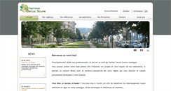 Desktop Screenshot of pepinieres-soupe.com