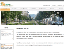 Tablet Screenshot of pepinieres-soupe.com